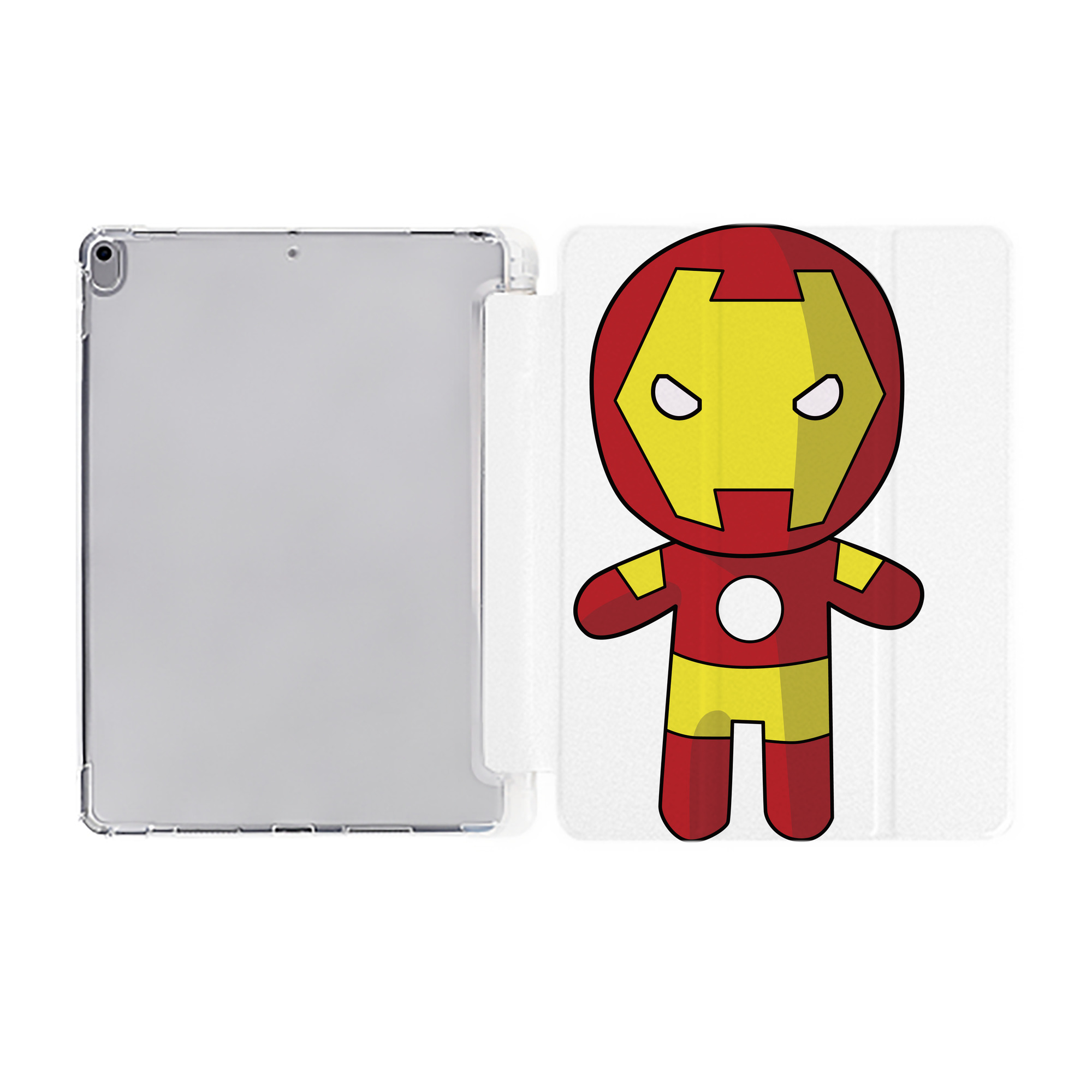 （画像用） アベンジャーズ The Avengers IPad ケース ペン収納付き 三つ折りスタンド PUレザー×シリコン 対応機種9.5/10.5/10.9インチ